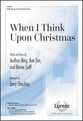 When I Think Upon Christmas SATB choral sheet music cover